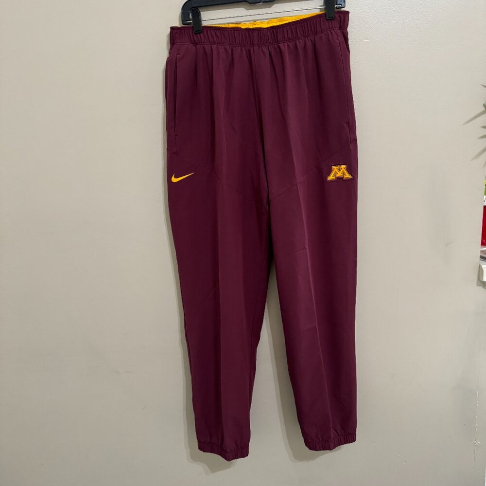 Nike Minnesota Golden Gophers Football Team Issue On-Field Track Pants Men's M
